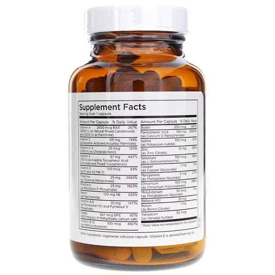 The Big One Multivitamin without Iron, 90 Capsules, MTM
