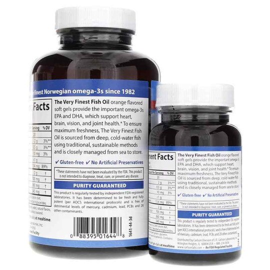 The Very Finest Fish Oil Softgels Bonus Pack, CL