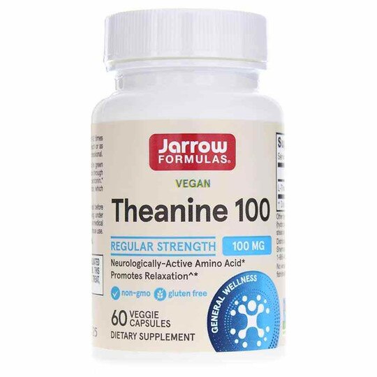 Theanine 100 Mg, 60 Capsules, JRF