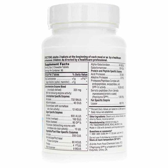 Ther-Biotic Vital-Zymes Chewable, 180 Chewables, KL