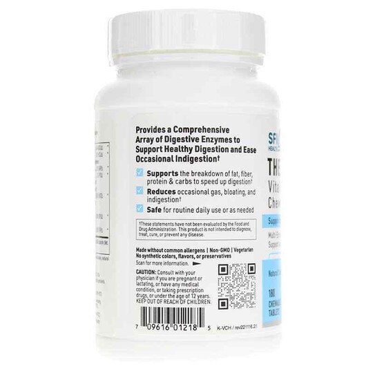 Ther-Biotic Vital-Zymes Chewable, 180 Chewables, KL