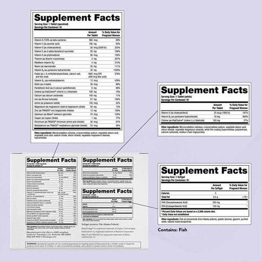 TheraNatal Complete Prenatal, 13 Week Supply, THGX