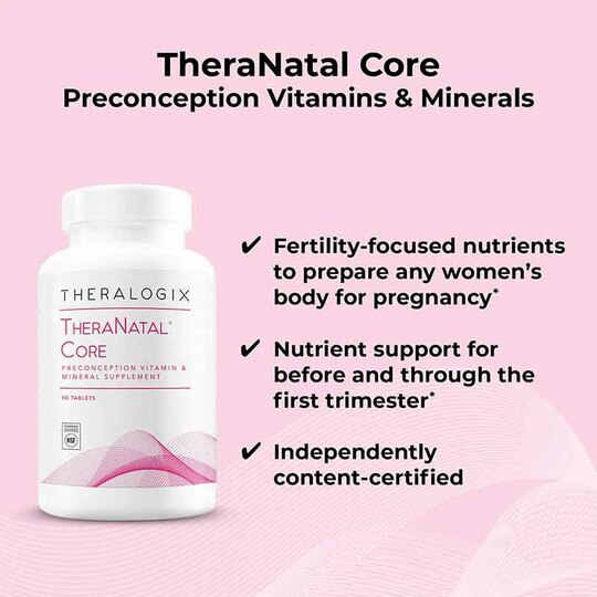 TheraNatal Core Preconception, 90 Tablets, THGX