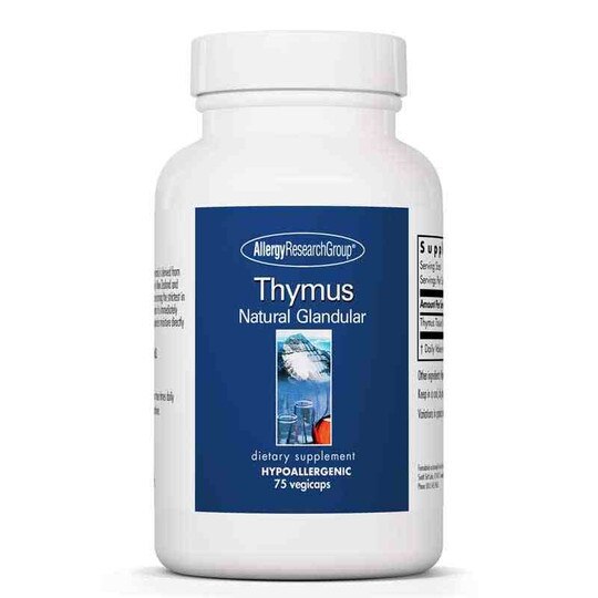 Thymus Natural Glandular, 75 Veg Capsules, ARG