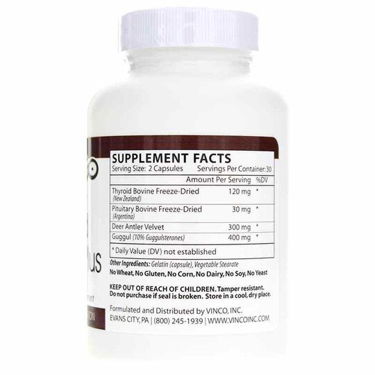Thyroid Pituitary Plus, 60 Capsules, VNC