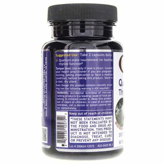 Thyroid Support, 60 Veg Capsules, QNL