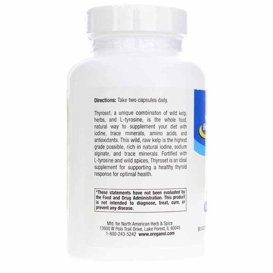 ThyroSet, 90 Veg Capsules, NAHS