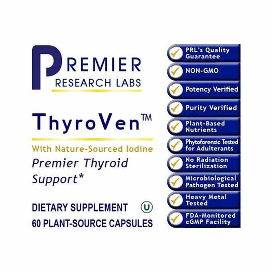 ThyroVen Detoxification and Thyroid Support, 60 Veg Cap, PRL