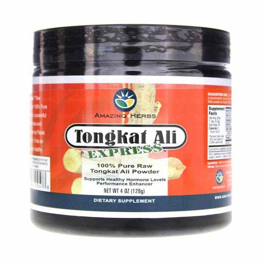 Tongkat Ali Express Raw Powder, 4 Oz, AZH