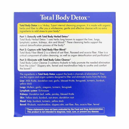 Total Body Detox 14Day Cleanse, Advanced Naturals