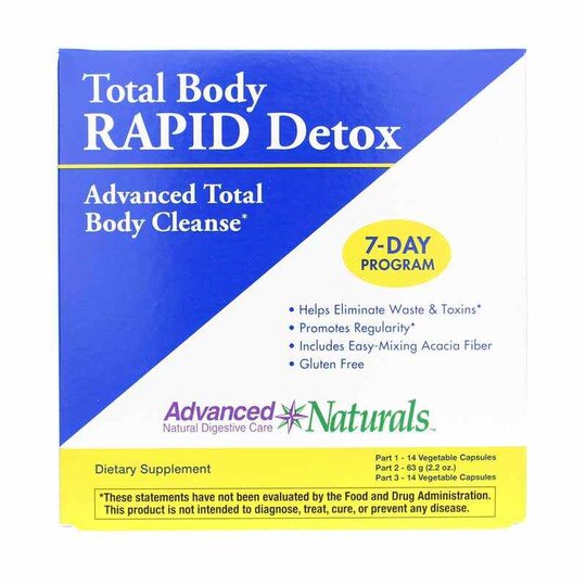 Total Body Rapid Detox 7-Day Cleanse, 3 Pieces, ADVN