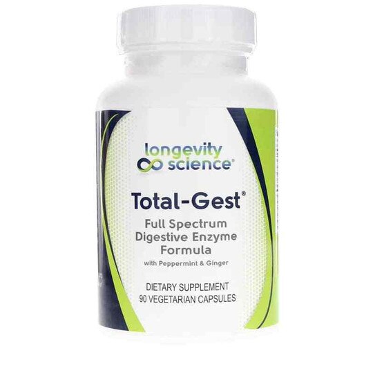 Total-Gest Digestive Enzyme Formula, 90 Veg Capsules, LGS