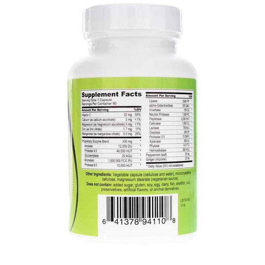 Total-Gest Digestive Enzyme Formula, 90 Veg Capsules, LGS