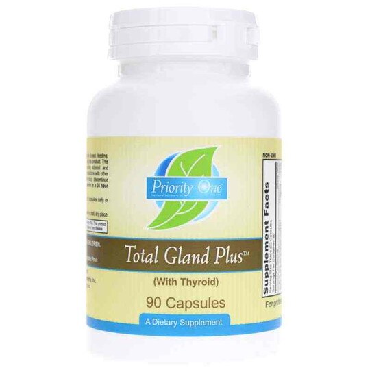 Total Gland Plus (with Thyroid), 90 Capsules, PRTO