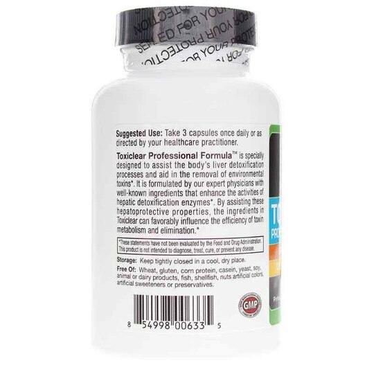Toxiclear Professional Formula, 120 Veg Capsules, NBX
