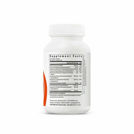 Trace Minerals Complex Iron-Free, 30 Veg Capsules, SKH