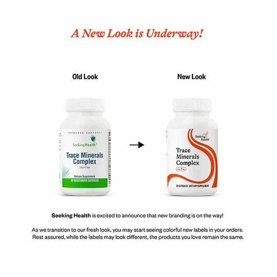 Trace Minerals Complex Iron-Free, 30 Veg Capsules, SKH
