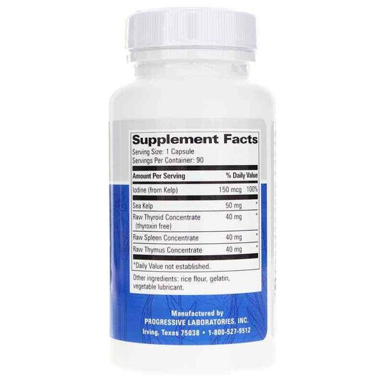 Tri-40 Iodine with Thyroid, Thymus & Spleen Concentrate, PGL