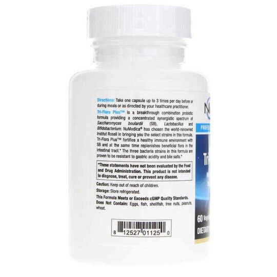 Tri-Flora Plus, 60 Veg Capsules, NUM