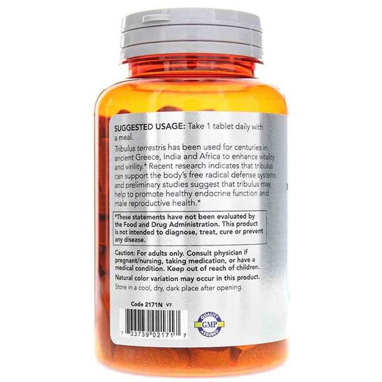 Tribulus 1000 Mg, 90 Tablets, NOW