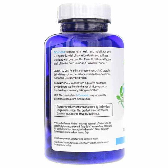 Tricurcumin, 60 Veg Capsules, DB