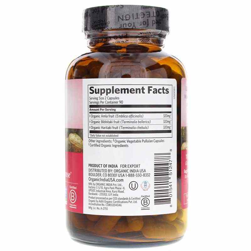 Triphala Certified Organic, Organic India