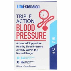 Triple Action Blood Pressure, 60 vegetarian tablets