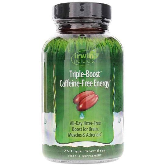 Triple-Boost Caffeine-Free Energy, 75 Liquid Softgels, IRN