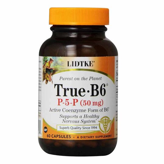 True B6 50 Mg, 60 Veg Capsules, LDK