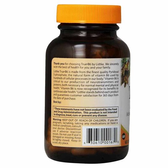 True B6 50 Mg, 60 Veg Capsules, LDK