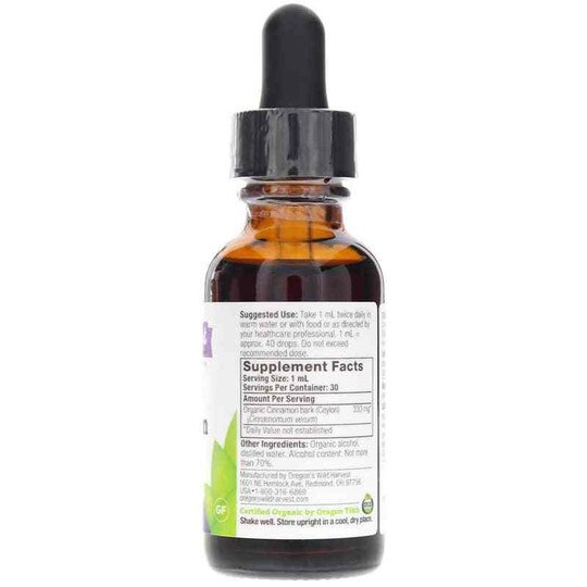 True Cinnamon (Ceylon) Extract, 1 Oz, OWH