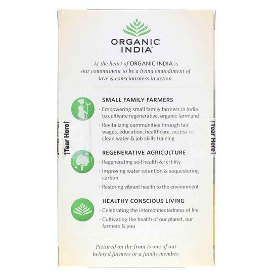 Tulsi Lemon Ginger Organic Tea, 18 Bags, OGI