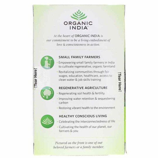 Tulsi Moringa Organic Tea, 18 Tea Bags, OGI