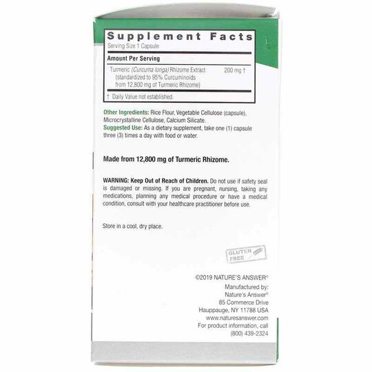 Turmeric 3, 90 Veg Capsules, NAN