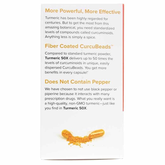 Turmeric 50X, 60 Capsules, TNT
