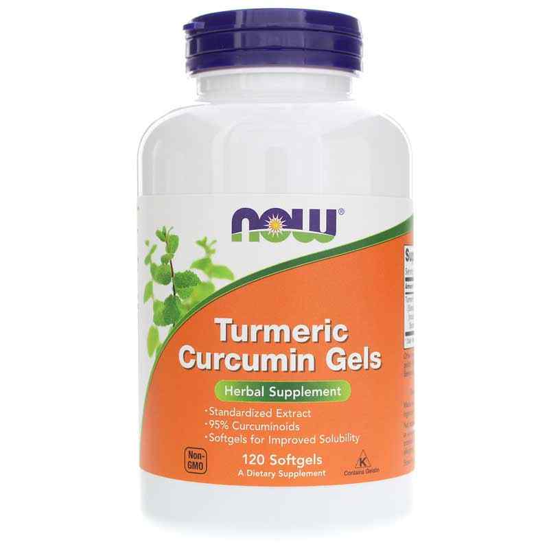 Turmeric Curcumin Gels, NOW Foods