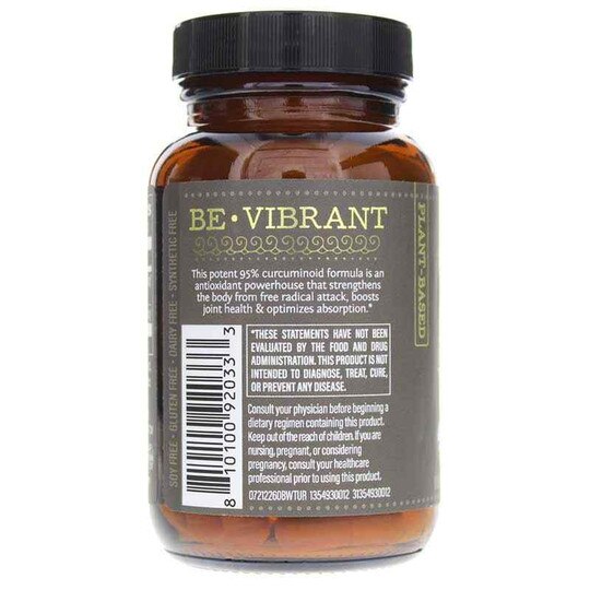 Turmeric Curcumin Organic, 60 Vegan Capsules, SUW