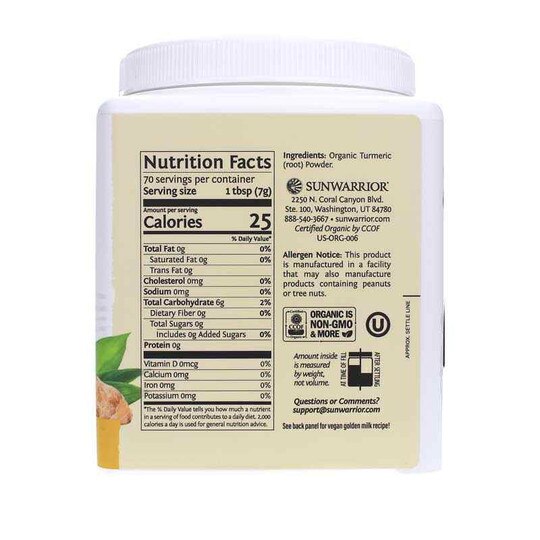 Turmeric Root Powder Organic, 1.08 Lbs, SUW