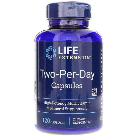 Two-Per-Day Capsules, 120 Capsules, LFE