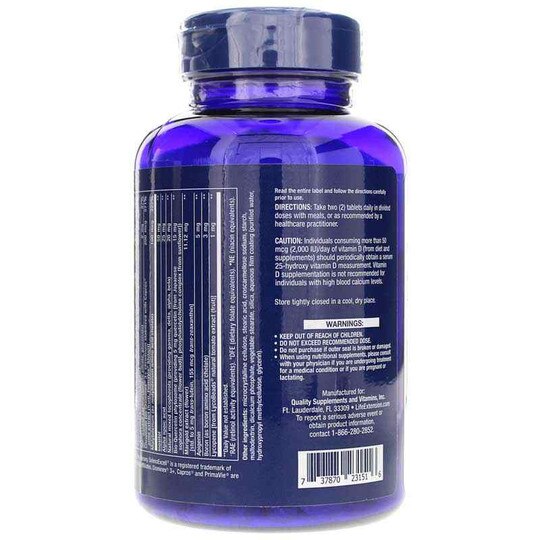 Two-Per-Day Tablets, 120 Tablets, LFE