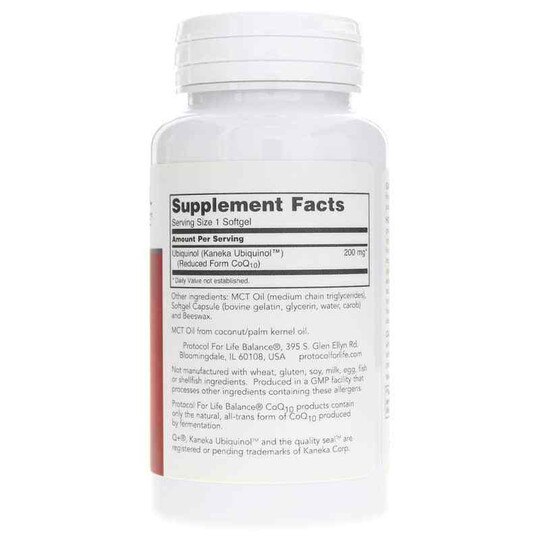Ubiquinol 200 Mg, 60 Softgels, PFLB