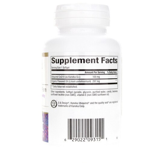 Ubiquinol CoQ10 100 Mg, 60 Softgels, BCN