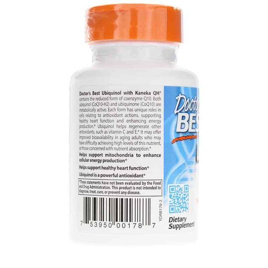 Ubiquinol with Kaneka 50 Mg, 90 Softgels, DRB
