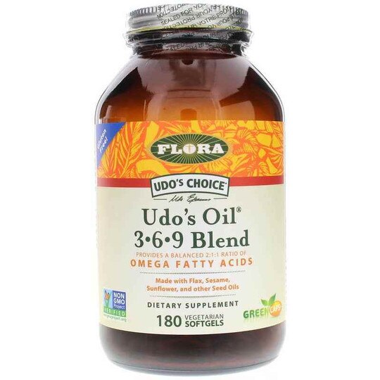 Udo's Oil 3-6-9 Blend Softgels, FL