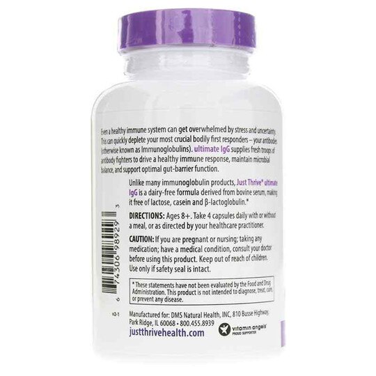 Ultimate IgG Complete Immune Support, 120 Capsules, JTH