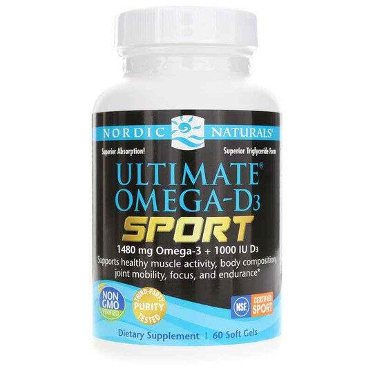 Ultimate Omega-D3 Sport, Nordic Naturals