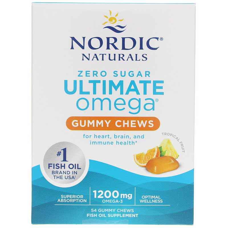 Ultimate Omega Gummy Chews, Nordic Naturals