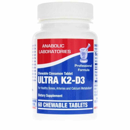 Ultra K2-D3, 60 Chewable Tablets, ANL