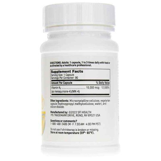 Ultra K2 Menaquionine4 15,000 Mcg