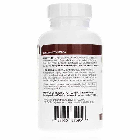 Ultra Omega-3 with Astaxanthin, 90 Softgels, VNC